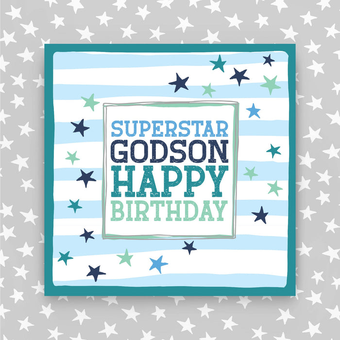 Happy Birthday Card - Superstar Godson (TF106)