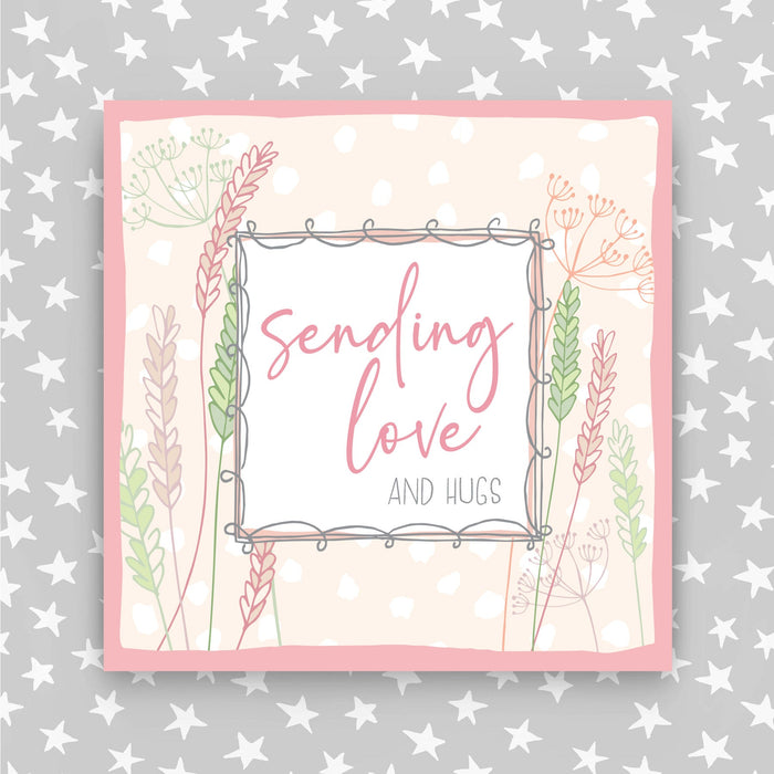 Sending Love and Hugs Greeting Card (TF23)