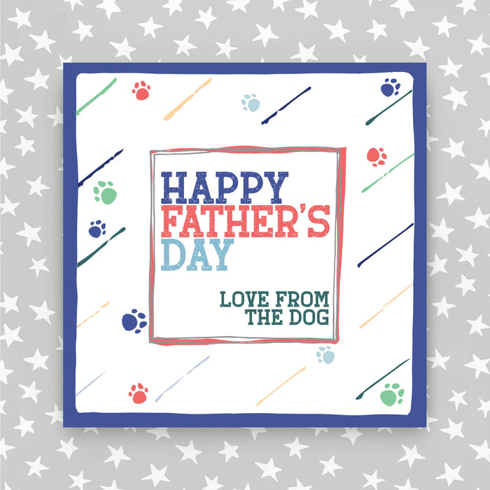 Happy Father's Day Card - From The dog (TF46)