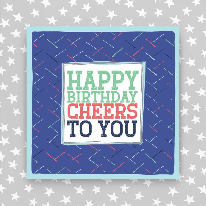 Happy Birthday Card - Cheers to You (TF54)