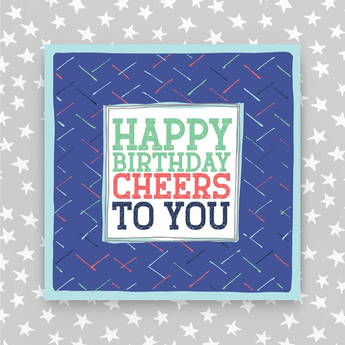 Happy Birthday Card - Cheers to You (TF54)