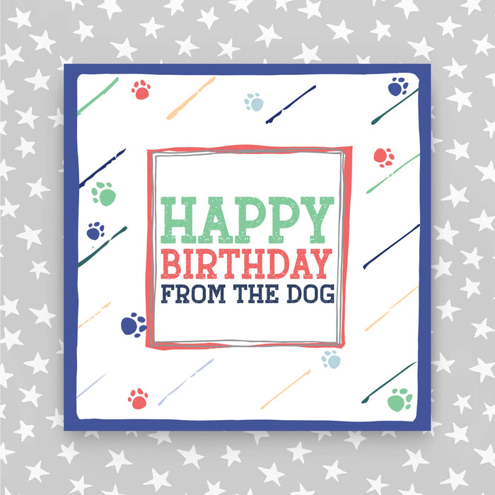 Happy Birthday Card From The Dog (TF62)