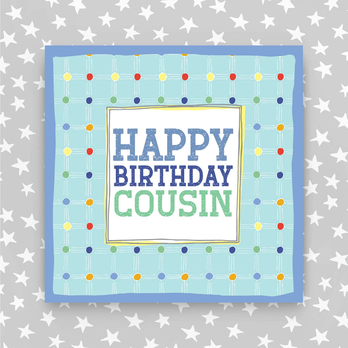 Happy Birthday Cousin Card- Blue (TF66)