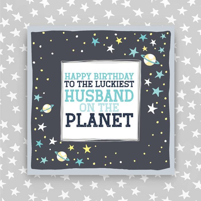 Happy Birthday to the Luckiest Husband on the Planet Card(TF88)