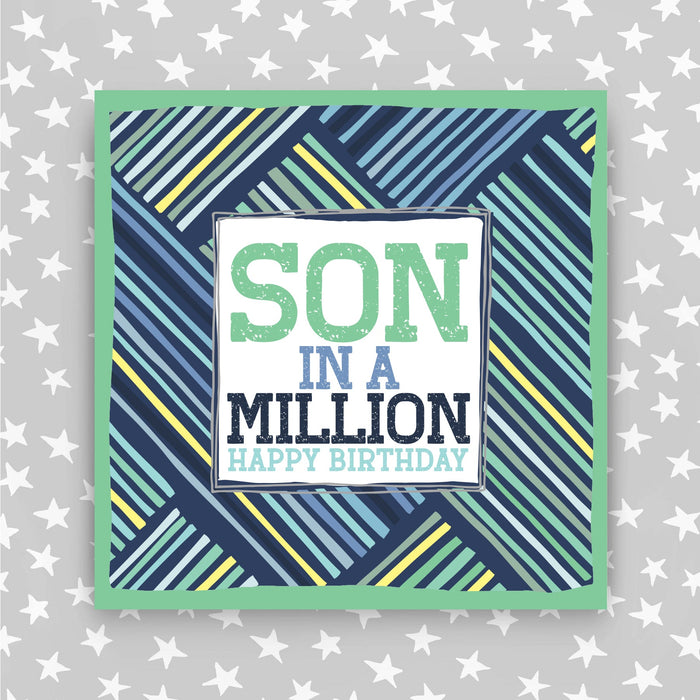 Happy Birthday - Son in a Million Card (TF94)