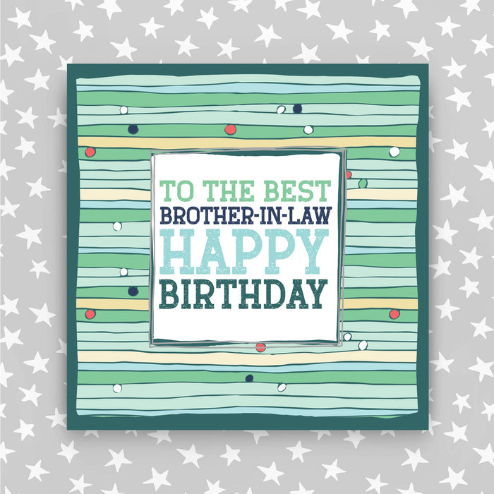 Happy Birthday Card - To the best Brother-in-law (TF99)