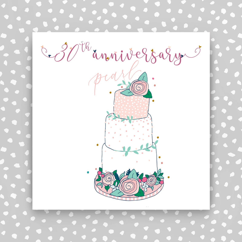 30th Wedding Anniversary Card (TJ30)