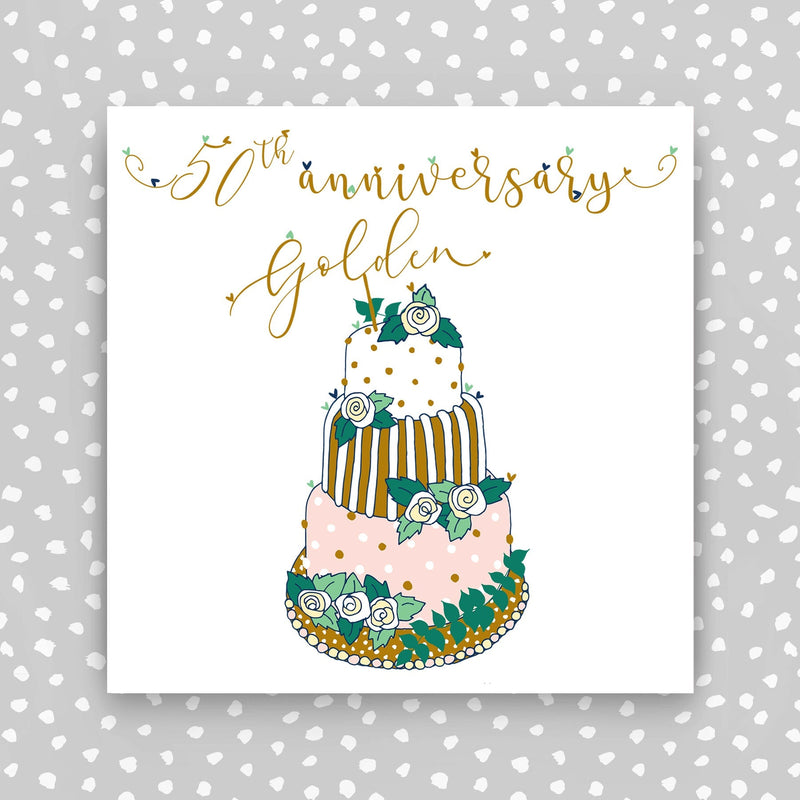 50th Wedding Anniversary Card (TJ32)