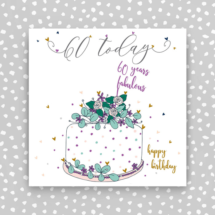 Happy Birthday Card Sixty Today (TJ45)
