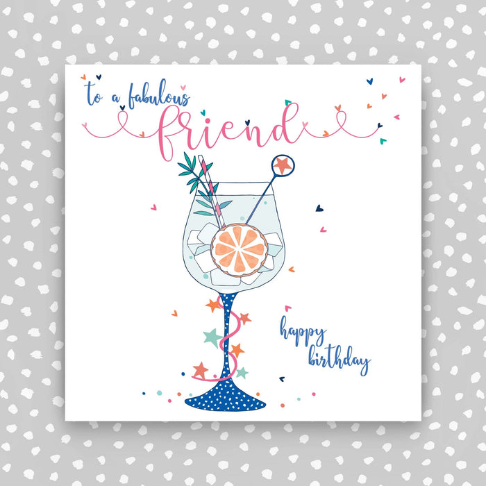 Happy Birthday Card - Fabulous Friend (TJ60)