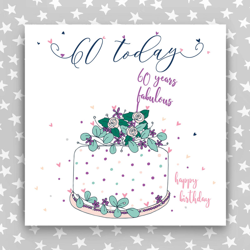 Large, Luxury 60th Birthday Card (TJP17)