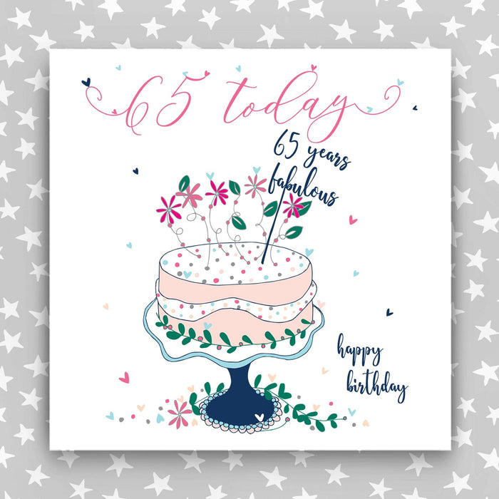 Large, Luxury 65th Birthday Card (TJP18)