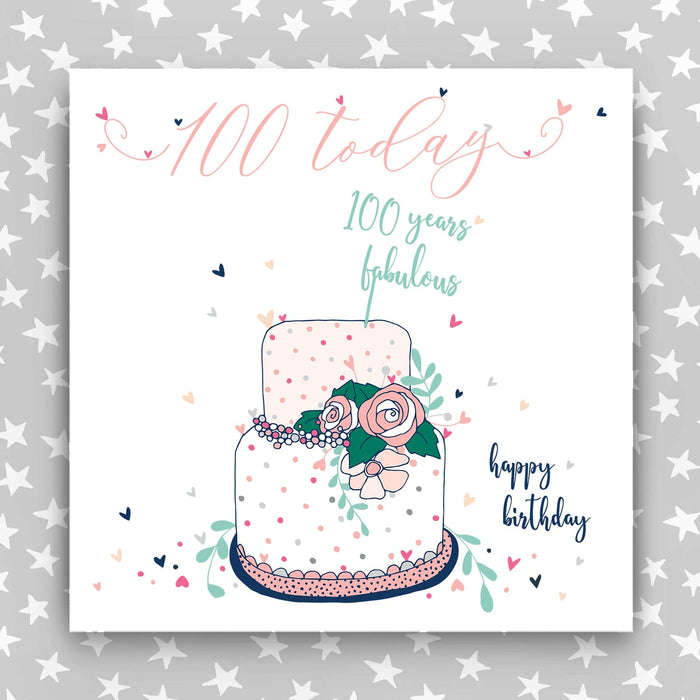 Large, Luxury 100th Birthday Card (TJP22)