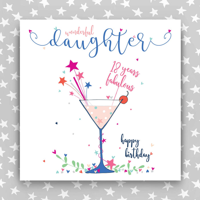 Large, Luxury Daughter 18th Birthday Card (TJP23)