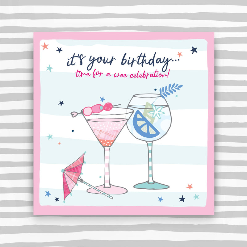 Scottish - it's your birthday... time for a wee celebration! (W47)