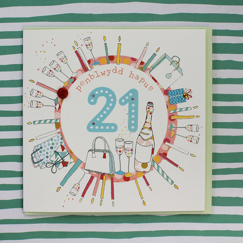 Penblwydd Hapus 21 (Female Aged 21) (WCOL02)
