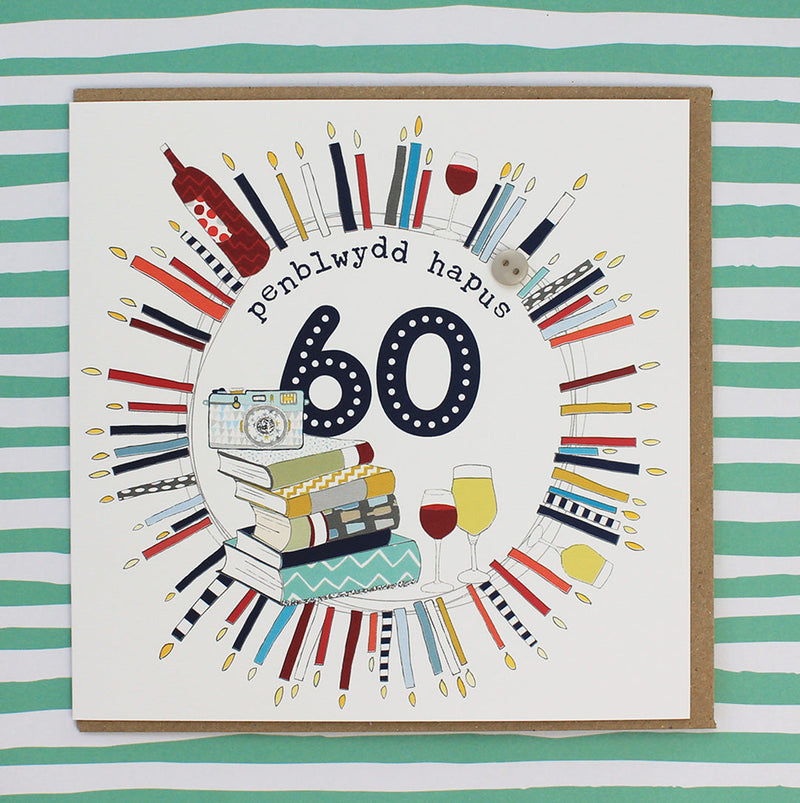 Penblwydd Hapus 60 (Male Aged 60) (WCOL15)