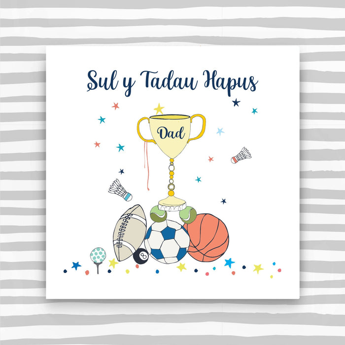 Sul y Tadau Hapus - Dad (Happy Father's Day Card - Dad) (WHS04)