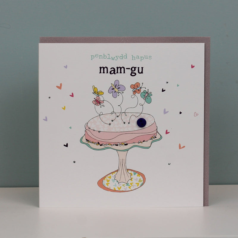 Penblwydd Hapus Mam-Gu (Happy Birthday Grandma) (WHT42)