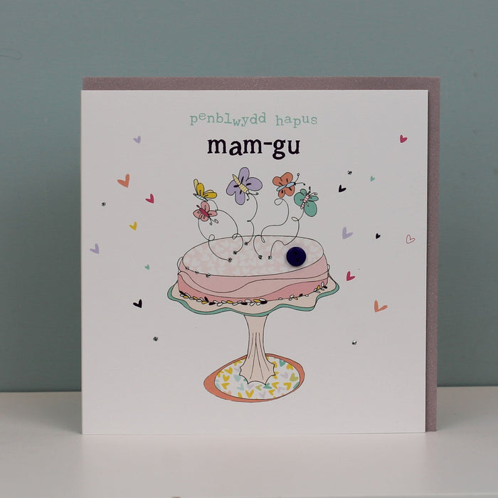 Penblwydd Hapus Mam-Gu (Happy Birthday Grandma) (WHT42)