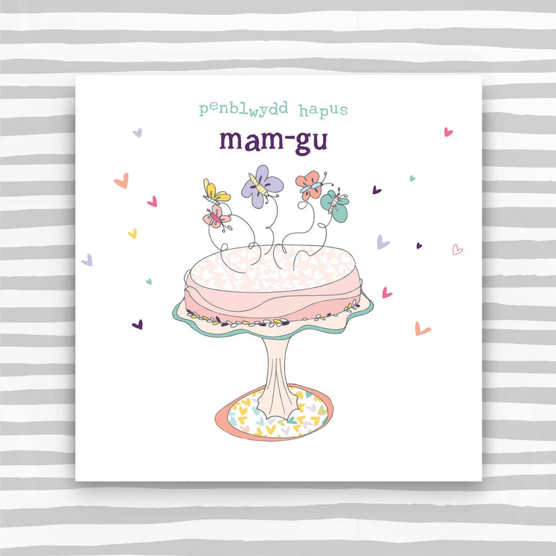 Penblwydd Hapus Mam-Gu (Happy Birthday Grandma) (WHT42)