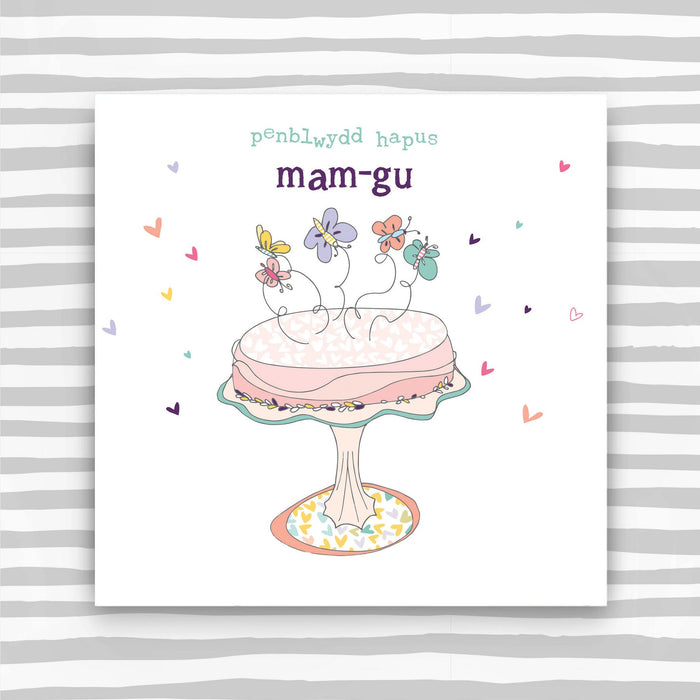 Penblwydd Hapus Mam-Gu (Happy Birthday Grandma) (WHT42)
