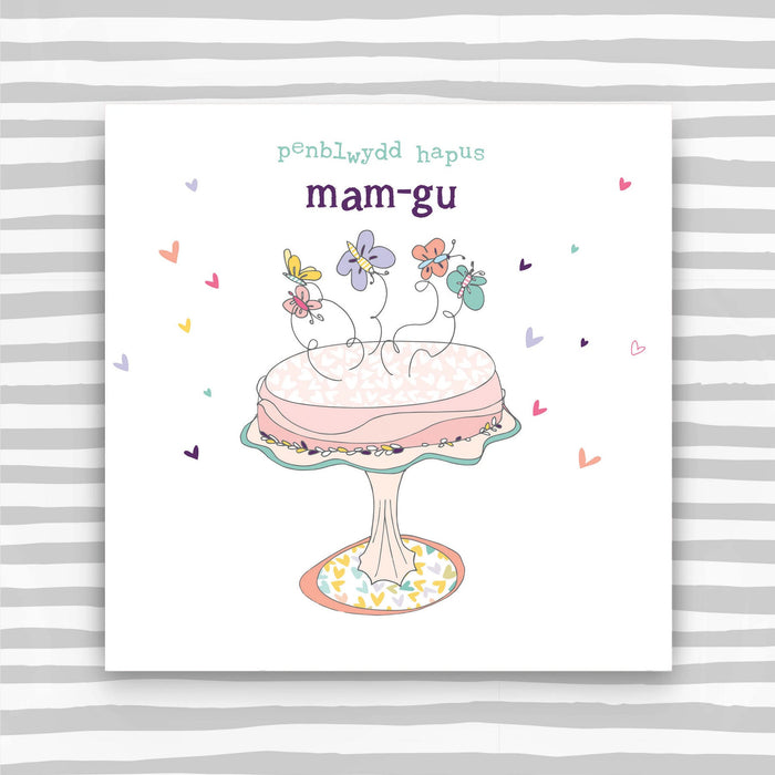 Penblwydd Hapus Mam-Gu (Happy Birthday Grandma) (WHT42)