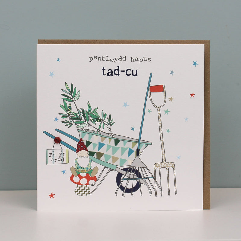 Penblwydd Hapus Tad - Cu (Happy birthday Grandfather) (WHT43)