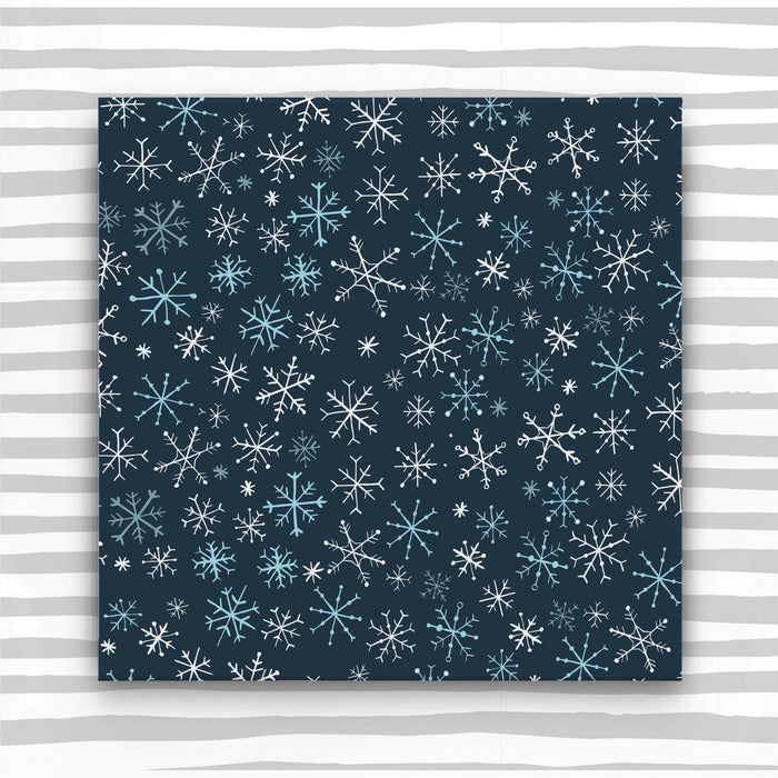Christmas Gift Wrap - Snowflakes (2 sheets - WR46)