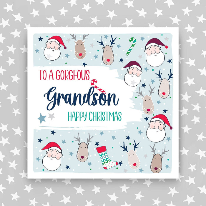Gorgeous Grandson Happy Christmas (XBS09)