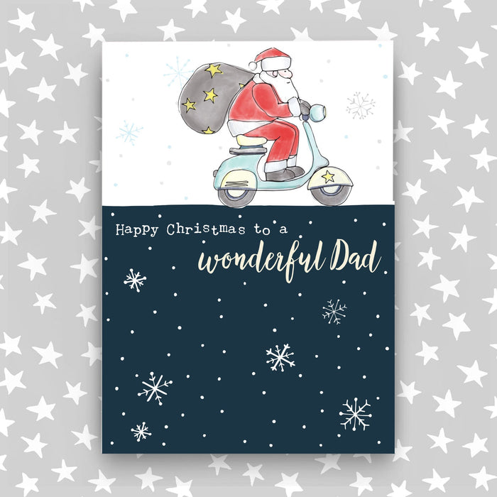 Christmas Card - Wonderful Dad At Christmas (XSS02)