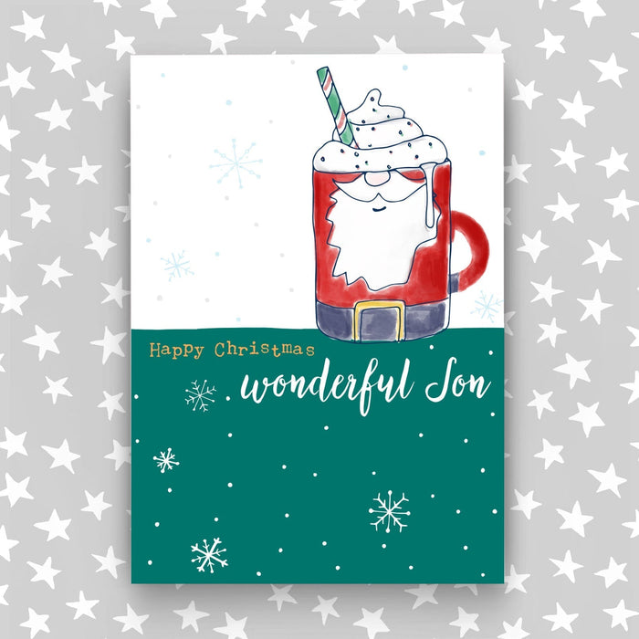 Christmas Card - To A Wonderful Son At Christmas (XSS06)