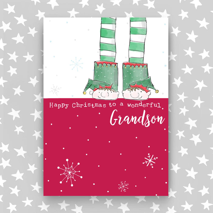 Christmas Card - Grandson (XSS10)