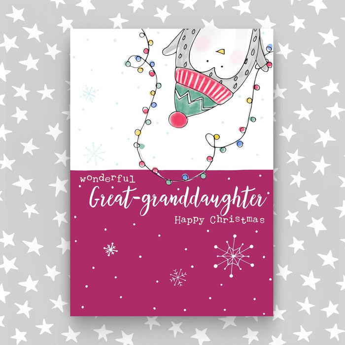 Christmas Card - Great-Granddaughter (XSS13)