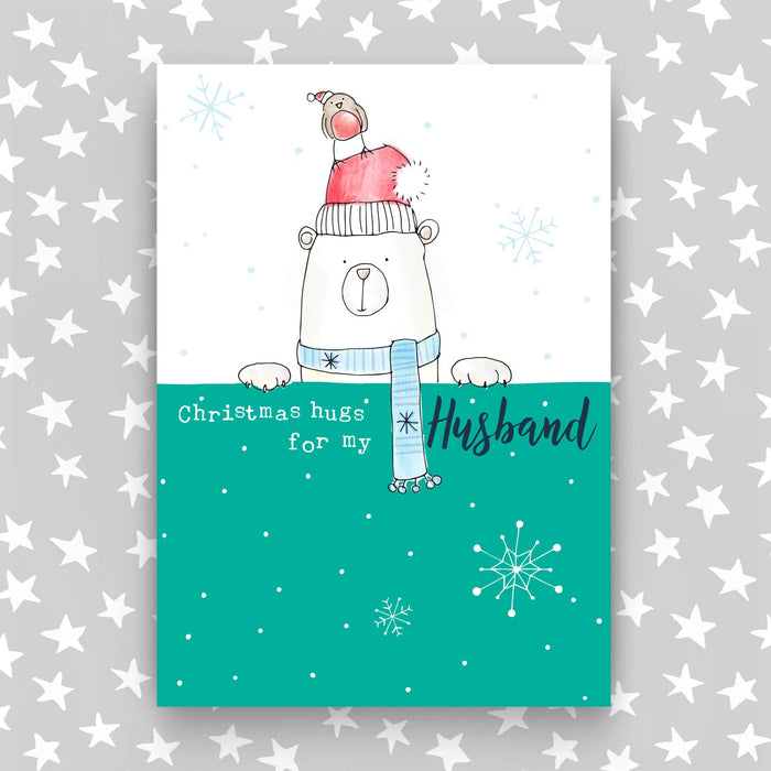 Christmas Card - Hugs For My Hubby (XSS30)