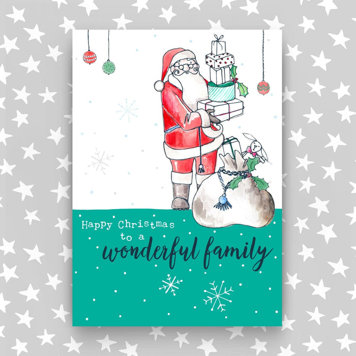 Christmas Card - Wonderful Family (XSS48)