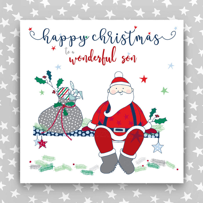 Wonderful Son Christmas Card Large (XTJP04)