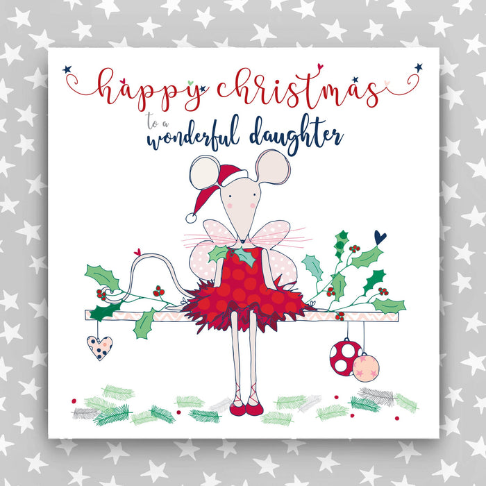 Wonderful Daughter Christmas Card Large (XTJP05)
