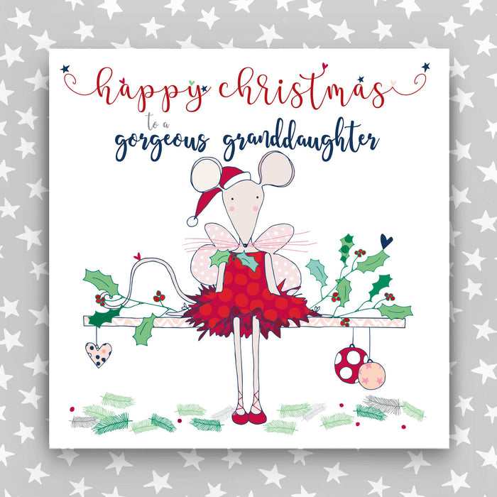 Gorgeous Granddaughter Christmas Card Large (XTJP07)