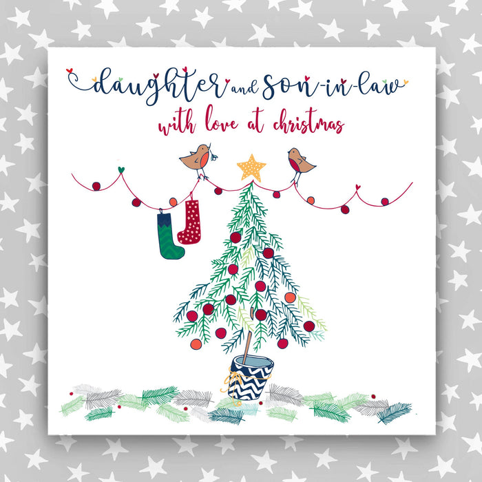 Daughter & Son-in-law Christmas Card Large (XTJP09)